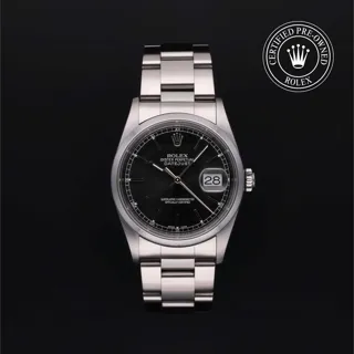 Rolex Datejust 36 16200 Stainless steel Black