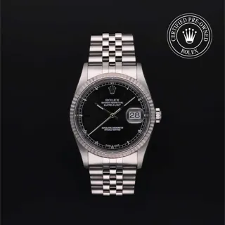 Rolex Datejust 36 16234 Stainless steel Black