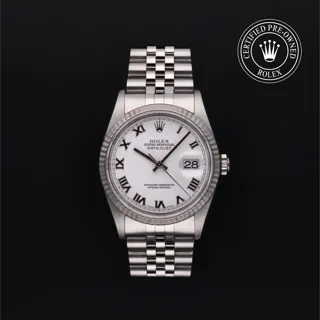 Rolex Datejust 36 16234 Stainless steel White