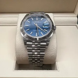 Rolex Datejust 41 126334 White gold and Stainless steel Blue