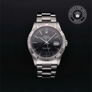 Rolex Datejust Turn-O-Graph 16264 Stainless steel Black