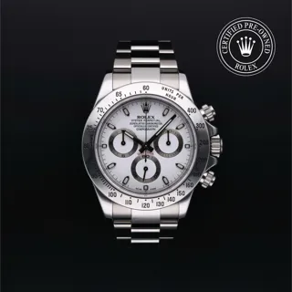 Rolex Daytona 116520 Stainless steel Weiss