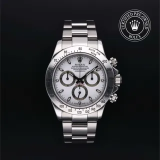 Rolex Daytona 116520 Stainless steel Weiss