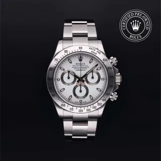 Rolex Daytona 116520 Stainless steel White