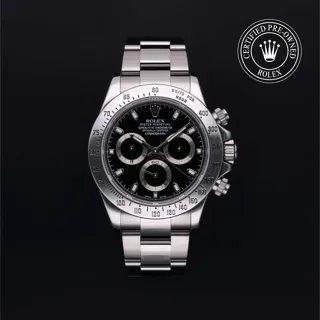 Rolex Daytona 116520 40mm Stainless steel Black