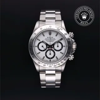 Rolex Daytona 16520 Stainless steel Weiss