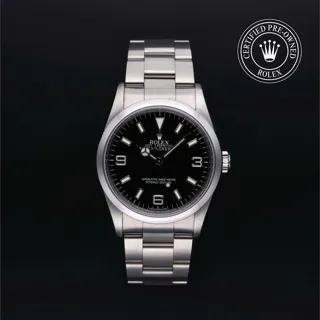 Rolex Explorer 14270 Stainless steel Black