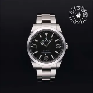 Rolex Explorer 214270 Stainless steel Black