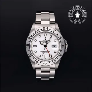 Rolex Explorer II 16570 Stainless steel White