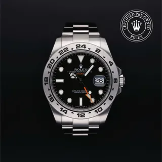 Rolex Explorer II 216570 Stainless steel Black