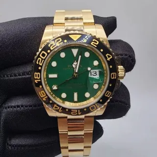 Rolex GMT-Master II 116718LN-0002 Yellow gold Green