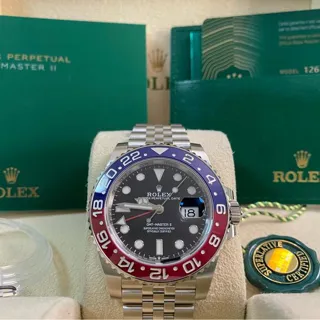 Rolex GMT-Master II 126710BLRO 40mm Steel Black