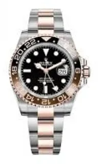 Rolex GMT-Master II 126711CHNR 40mm Rose gold$steel Black