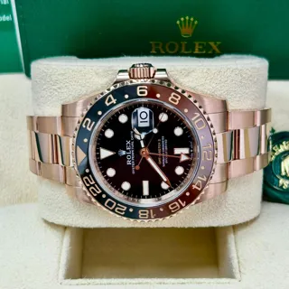 Rolex GMT-Master II 126715 Rose gold Black