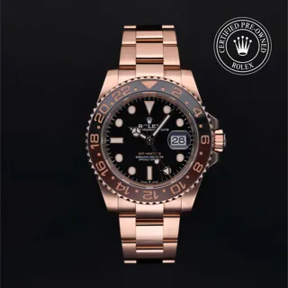 Rolex GMT-Master II 126715CHNR 40mm Everose gold Black