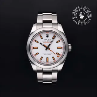 Rolex Milgauss 116400 Stainless steel White