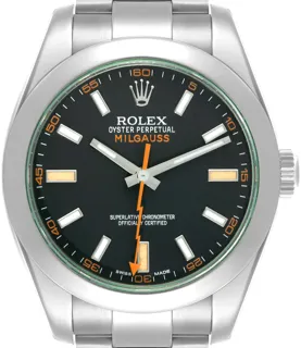 Rolex Milgauss 116400GV 40mm Stainless steel Black