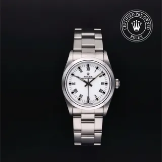 Rolex Oyster Perpetual 67480 Stainless steel White