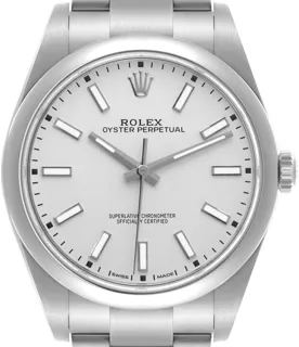 Rolex Oyster Perpetual 39 114300 Stainless steel Silver