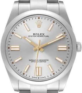 Rolex Oyster Perpetual 41 124300 Stainless steel Silver