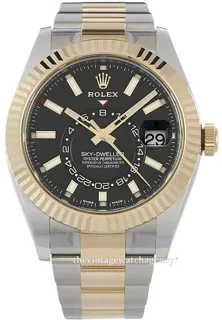 Rolex Sky-Dweller 326933-0002 brushed/polished steel Black