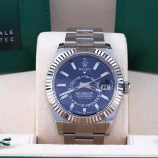 Rolex Sky-Dweller 336934-0005 42mm White gold and Stainless steel Blue