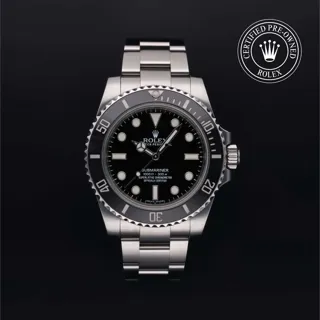 Rolex Submariner 114060 Stainless steel Black