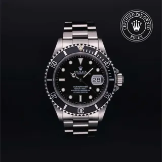 Rolex Submariner 16610 Stainless steel Black