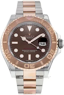 Rolex Yacht-Master 116621-0001 40mm Rose gold and Stainless steel Brown