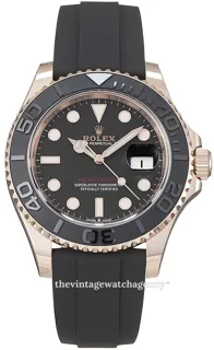 Rolex Yacht-Master 126655-0002 Everose gold Black