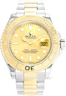 Rolex Yacht-Master 168623/2 35mm Polished steel$18 carat yellow gold Champagne