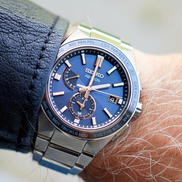 Seiko Astron SBXY053 Titanium navy blue 2023 Germany