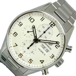 TAG Heuer Carrera Calibre 16 CV2A1AC.BA0738 43mm Stainless steel Silver