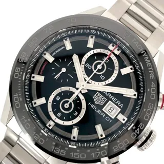 TAG Heuer Carrera Calibre HEUER 01 CAR201Z 43mm Stainless steel Black