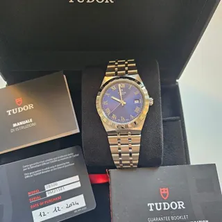 Tudor Royal M28500-0005 38mm Stainless steel Blue