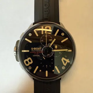 U-Boat Capsoil 8111/D 45mm Stainless steel Black