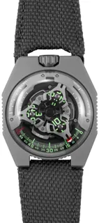 Urwerk Ur-Satellite UR-100 41mm Titanium$Steel$Gunmetal PVD Skeletonized