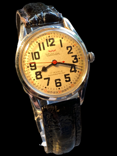 Waltham Watch Company Railroad Gents Dress Watch chrome plated$steel back