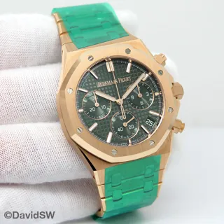 Audemars Piguet Royal Oak 26240OR.OO.1320OR.04 41mm Rose gold Green