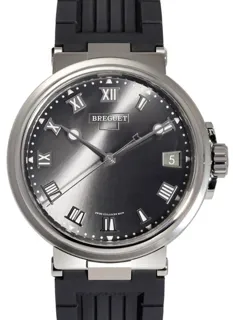 Breguet Marine 5517TI/G2/5ZU 40mm Titanium Gray