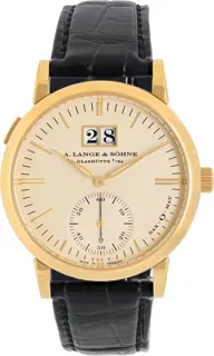 A. Lange & Söhne Langematik 308.021 37mm Yellow gold Silver