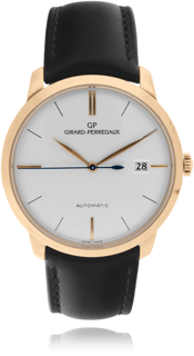 Girard-Perregaux 1966 49525-52-131-BK6A 38mm Rose gold Silver