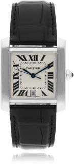 Cartier Tank Louis Cartier W5001156 28mm White gold Silver