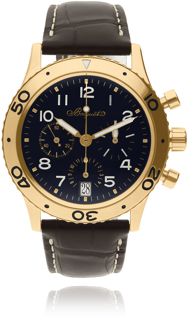 Breguet Type XX 3820 39mm Yellow gold Black