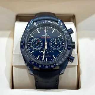 Omega Speedmaster Professional Moonwatch Moonphase 304.93.44.52.03.001 44.5mm Ceramic Blue