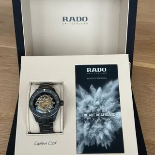 Rado Captain Cook R32147162 43mm Ceramic and Titanium and PVD Black