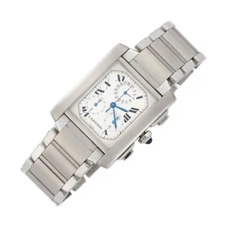 Cartier Tank Française 2303 Stainless steel Silver