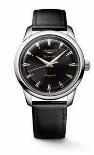 Longines Conquest Heritage L16504522 40mm Stainless steel Black