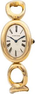 Cartier Baignoire ADM32185 22.5mm or jaune