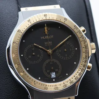 Hublot Classic 1620.2 37mm Gold/Steel Black